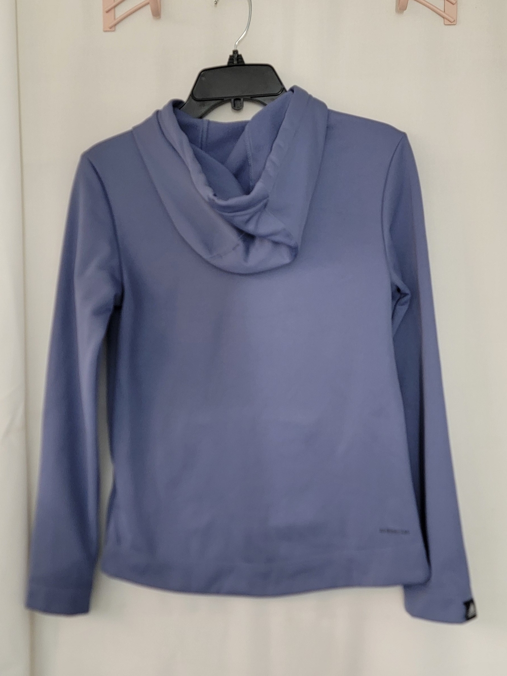 adidas Women's Light Purple Hooded Pullover Sweater